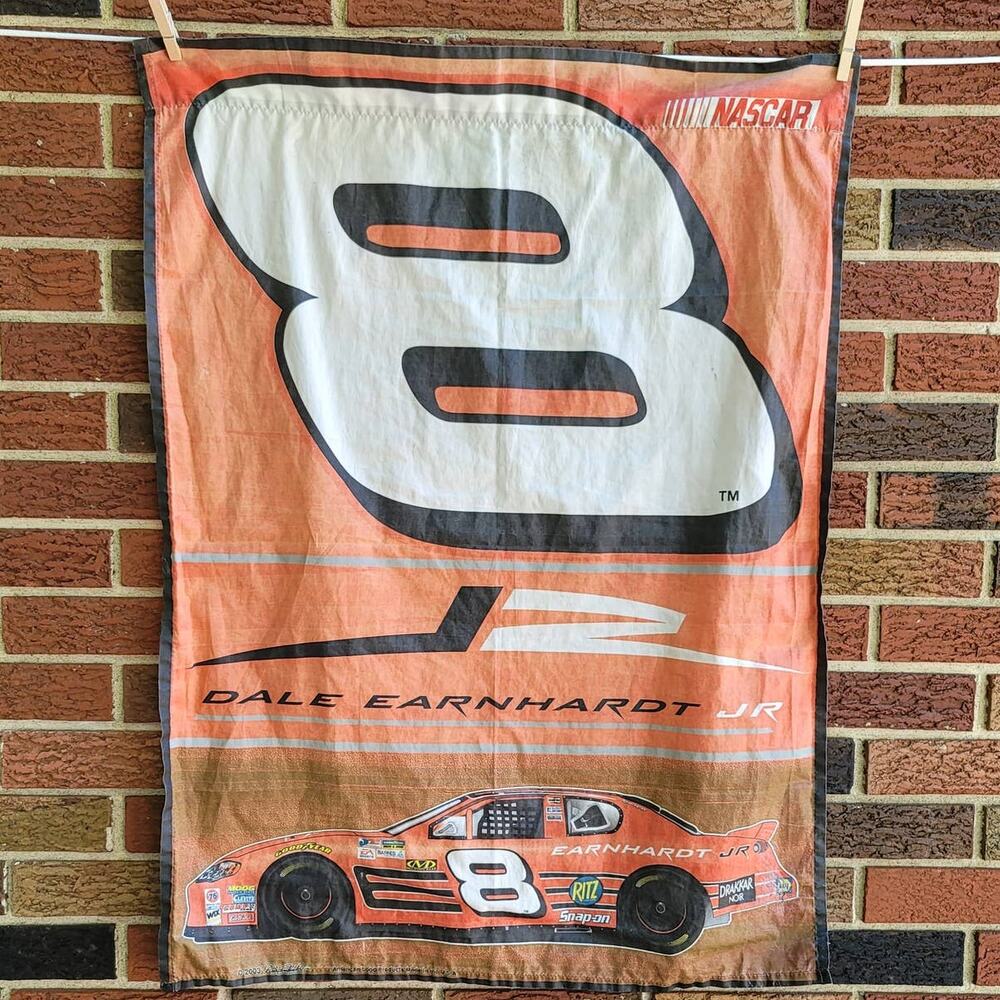 Dale Earnhardt JR. #8 Porch Banner Flag Window Décor 27" X 36"